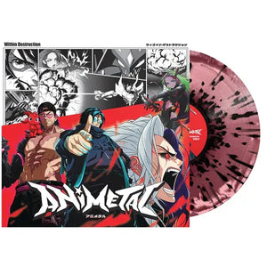 Within Destruction - ANIMETAL - New LP Record 2025 Sumerian Burgundy Pink Black Splatter Vinyl - Metalcore - Shuga Records