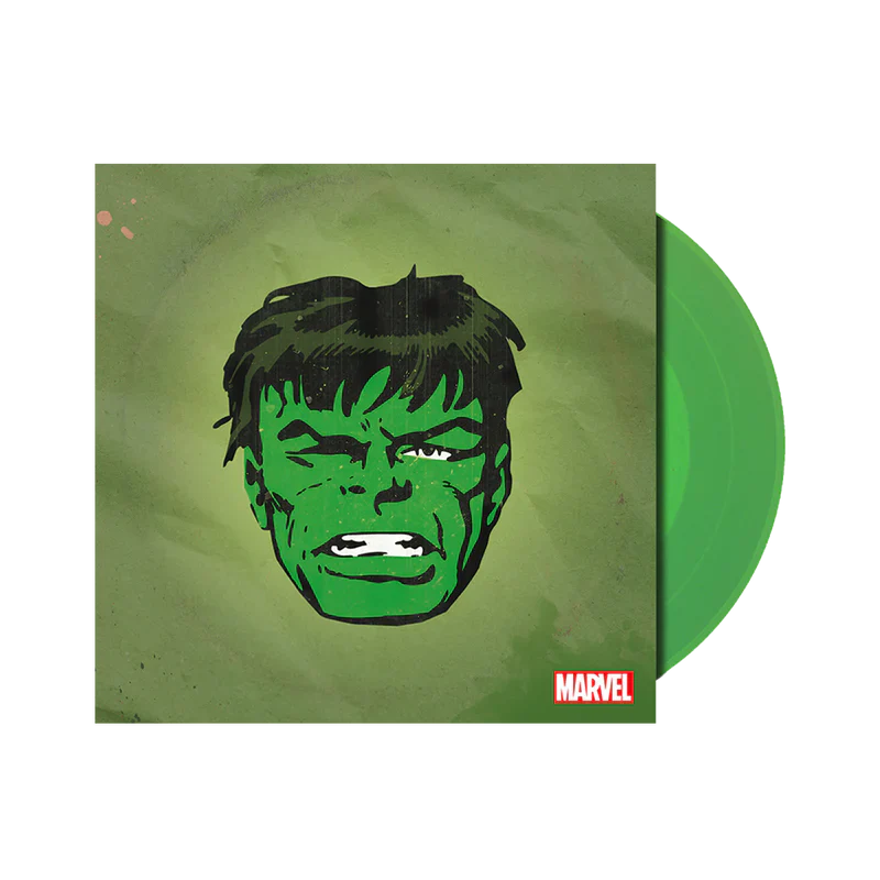 Marvel Chorus - Incredible Hulk / Merry Marvel Marching Society (1966) - New 7" Single Record 2024 Hollywood Translucent Green Vinyl - Soundtrack / Novelty - Shuga Records
