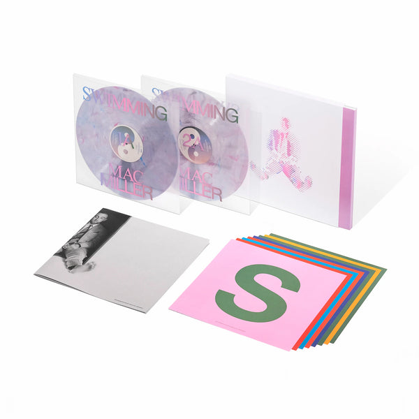 Mac Miller – Swimming (2018) - New 2 LP Record Box Set 2023 Warner Milky Clear/Hot Pink/Sky Blue Marble Vinyl, Poster & Cards - Hip Hop
