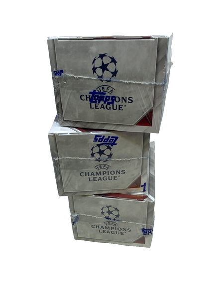(1) One New Blaster Box - 2021-2022 Topps Champions League Soccer Trading Card 7 Packs - 6 Cards Per Pack - Shuga Records