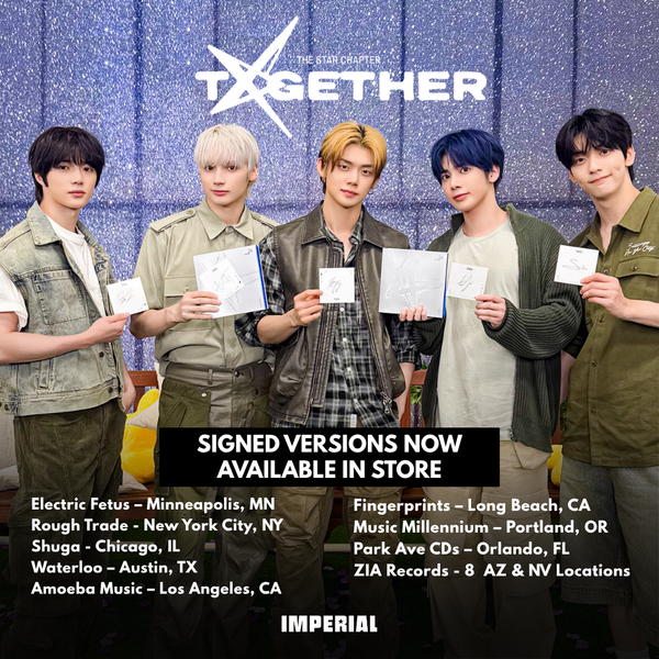 Signed Autographed - TOMORROW X TOGETHER - The Star Chapter: TOGETHER [Etched Ver.] CD Pack - Shuga Records