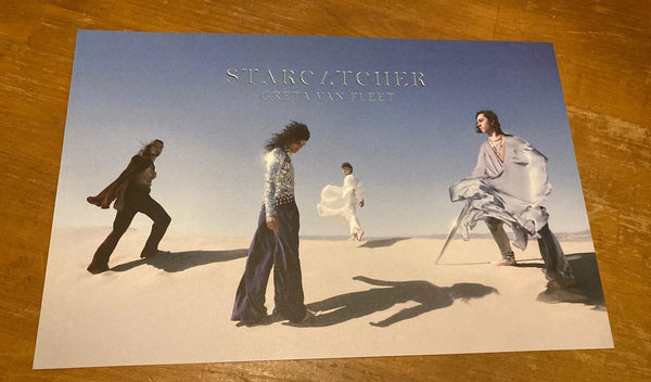 Greta Van Fleet - Starcatcher - Double Sided Promo Poster - 2023 - 11" x 17" - Shuga Records