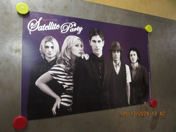 Perry Farrell’s Satellite Party - Vintage Promo Poster (2007) - Shuga Records