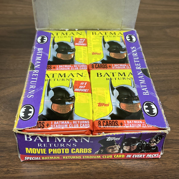 (1) One New Pack 1991 Topps Batman Returns Movie Trading Card - 9 Cards - Shuga Records