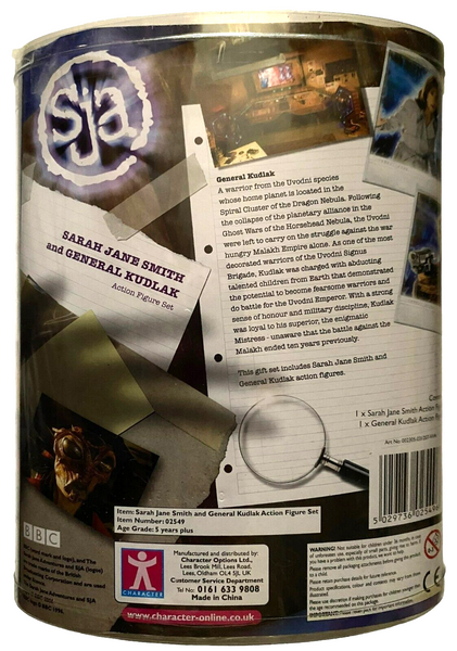 New 2004 DOCTOR WHO Spin-Off - Sarah Jane Smith Adventures & General Kudlak Figure Set - NIB - Shuga Records