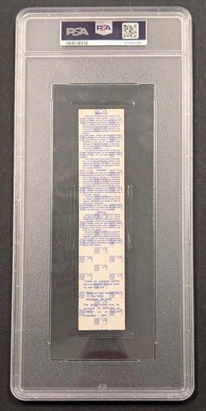 1987 A.L.C.S. Game 2 Full Ticket - Minnesota Twins 6 Tigers 3 Oct 8 Blyleven Morris PSA 2 - Shuga Records