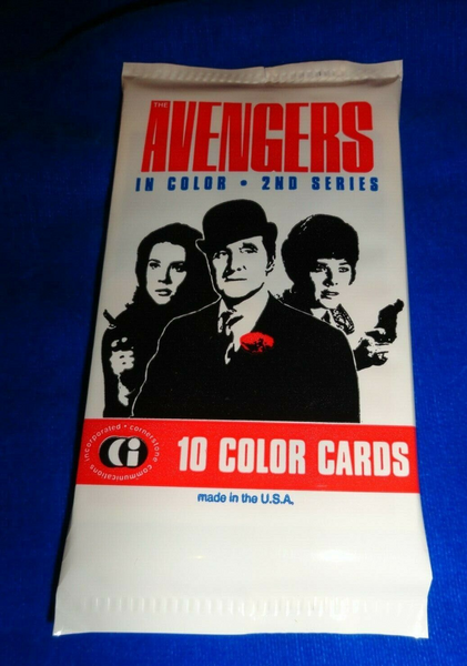 (1) One Pack - Cornerstone 1993 THE AVENGERS In Color - 2nd Series Trading Card - 10 Cards - Shuga Records