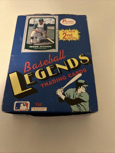 (1) One Pack - New Sealed 1989 PACIFIC LEGENDS MLB Baseball Trading Card Pack - 10 Cards - Shuga Records