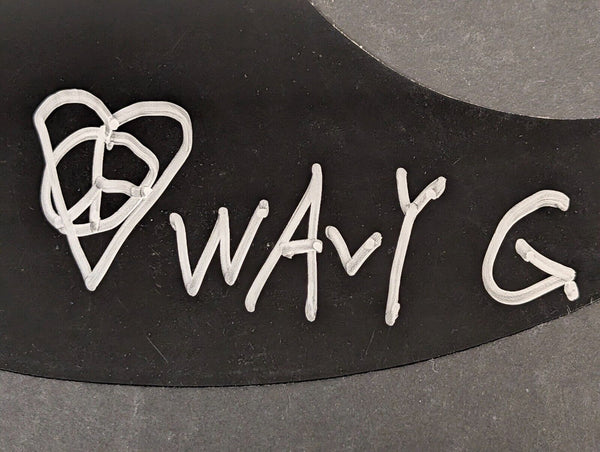 Signed Autographed - Wavy Gravy - Acoustic Guitar Pickguard JSA COA - Shuga Records