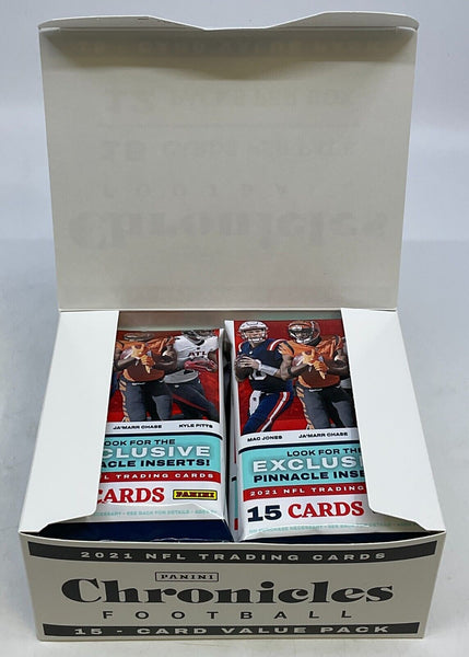 (1) One New Pack - Panini Chronicles Football 2021 NFL Trading Card Pack - 15 Cards - Shuga Records