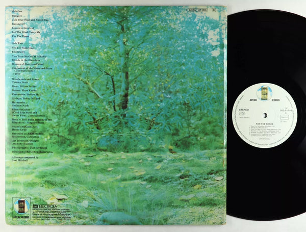 Joni Mitchell - For the Roses - VG+ LP Record 1972 Asylum Germany Vinyl - Soft Rock / Folk Rock - Shuga Records