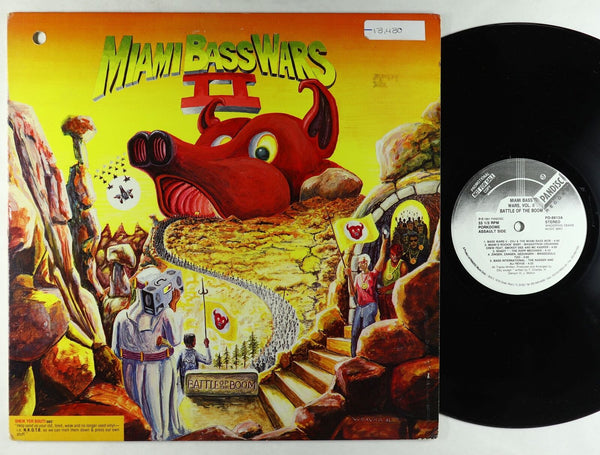 Various ‎– Miami Bass Wars II - Battle Of The Boom - Mint- LP Record 1991 Pandisc USA Promo Vinyl - Electro / Bass Music - Shuga Records