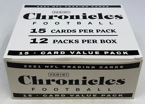 (1) One New Pack - Panini Chronicles Football 2021 NFL Trading Card Pack - 15 Cards - Shuga Records