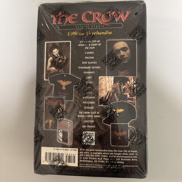 (1) One New Pack 1996 The CROW City Of Angles Movie Trading Card - 8 Cards & 1 Tattoo Per Pack - Shuga Records
