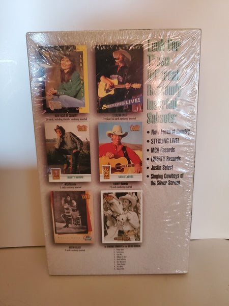 (1) One New Pack - 1993 CMA STERLING Country Gold Series 1 Trading Card Music - 9 Cards Per Pack - Shuga Records