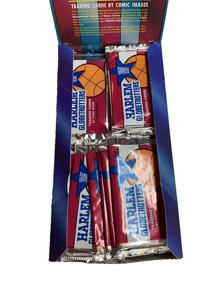 (1) One Pack - Comic Images 1992 Harlem Globetrotters Basketball Trading Card - 10 Cards - Shuga Records