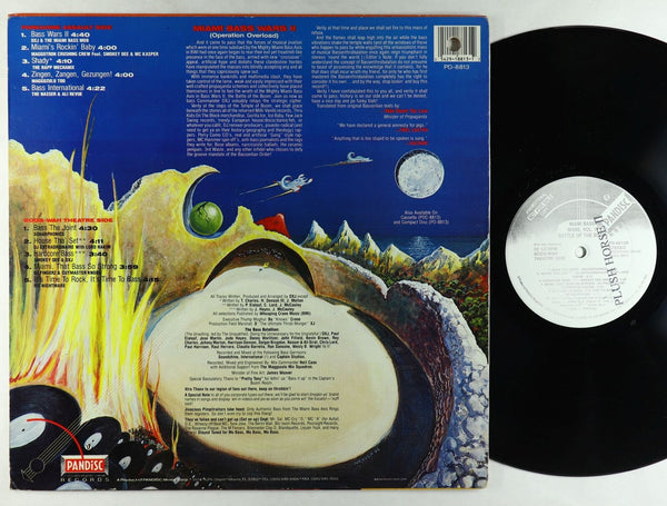 Various ‎– Miami Bass Wars II - Battle Of The Boom - Mint- LP Record 1991 Pandisc USA Promo Vinyl - Electro / Bass Music