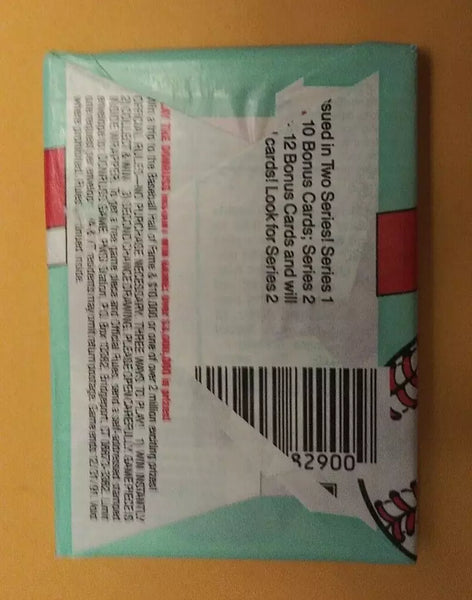 (1) One Pack - New Sealed 1991 DONRUSS Series 2 MLB Baseball Trading Card Pack - 15 Cards + 3 Puzzle Pieces - Shuga Records