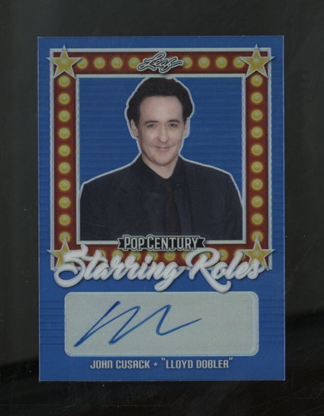 Signed Autographed 2021 Leaf Pop Century Starring Roles John Cusack Lloyd Dobler AUTO Blue 20/25 - Shuga Records