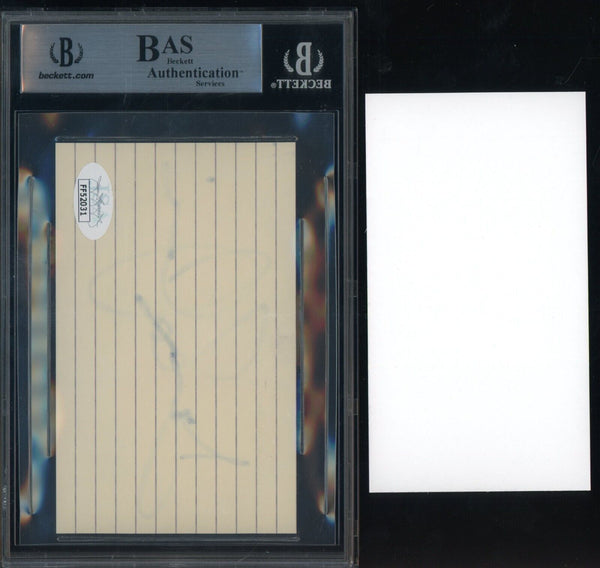 Signed Autograph JAMIROQUAI (Jay Kay) Auto 3"x5" Index Card Slab BAS JSA COA - Shuga Records