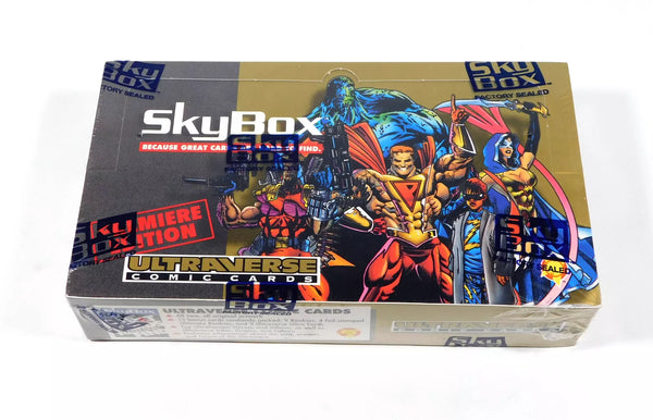 (1) One New Sealed Pack 1993 Skybox - Malibu Ultraverse Comic Trading Card - 8 Cards - Shuga Records