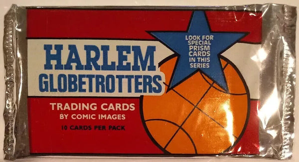 (1) One Pack - Comic Images 1992 Harlem Globetrotters Basketball Trading Card - 10 Cards - Shuga Records