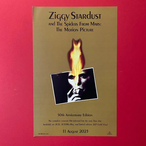 David Bowie - Ziggy Stardust and the Spiders From Mars - Promo Poster - 11" x 17"