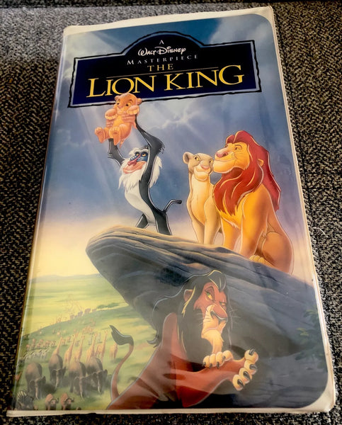 Walt Disney - The Lion King - VG+ VHS Tape 1995 USA Disney Masterpiece Home Video - Shuga Records