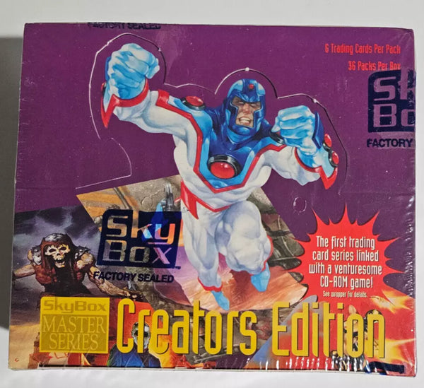 (1) One Pack - New Sealed 1995 SKYBOX Master Series Creators Edition Trading Card - 6 Cards - Shuga Records