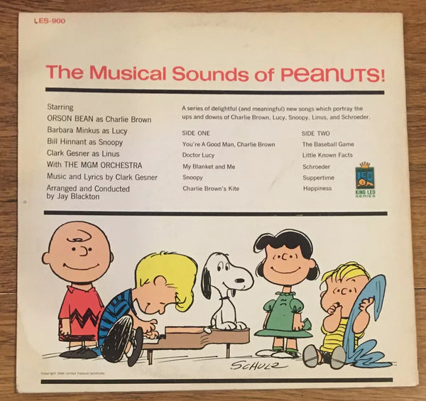 Peanuts / Charles Schulz - You're A Good Man, Charlie Brown - VG+ LP Record 1967 Leo The Lion USA Original Press Vinyl - Children's / Musical / Soundtrack - Shuga Records