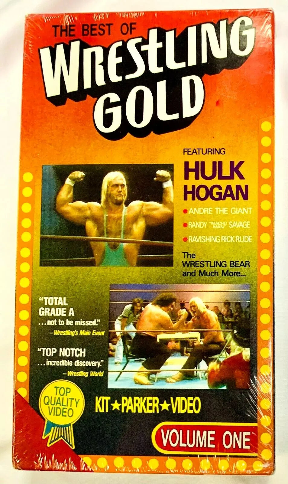 The Best of Wrestling Gold: Volume 1 - NM VHS 1990 Tape - Shuga Records