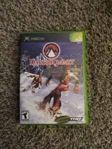Mint- Used Microsoft Xbox Game Dark Summit 2001 Snowboarding