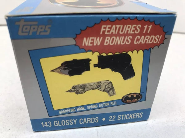 New Sealed 1989 BATMAN The Movie Topps 2nd Series Trading Card Complete Collector's Edition Set - 143 Cards & 22 Stickers - Shuga Records