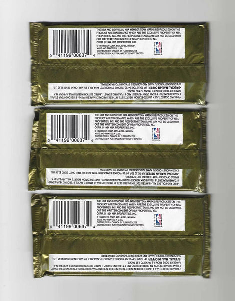 (1) Pack - New Sealed 1994-1995 Fleer NBA Jam Session Basketball Card - 12 Cards - Shuga Records