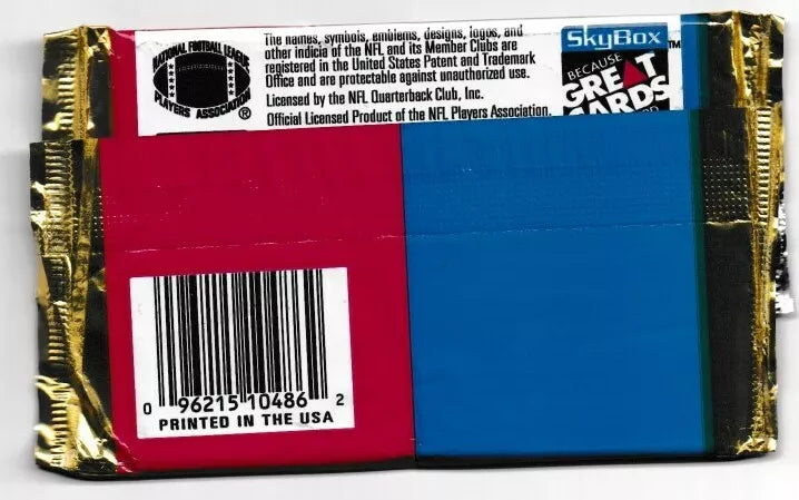 1) One Pack - 1993-1994 SkyBox Premium NFL Football Trading - 10 Card