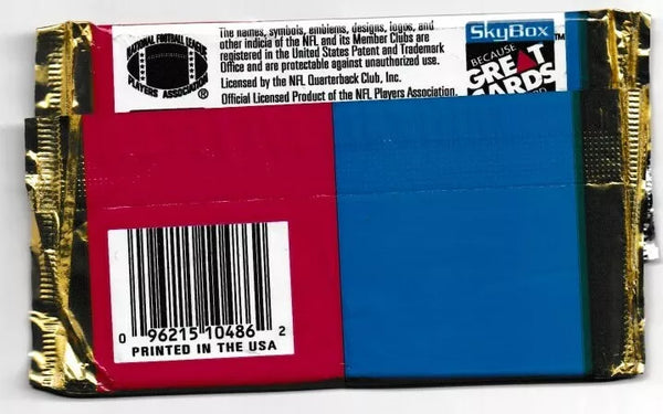 (1) One Pack - 1993-1994 SkyBox Premium NFL Football Trading - 10 Cards - Shuga Records