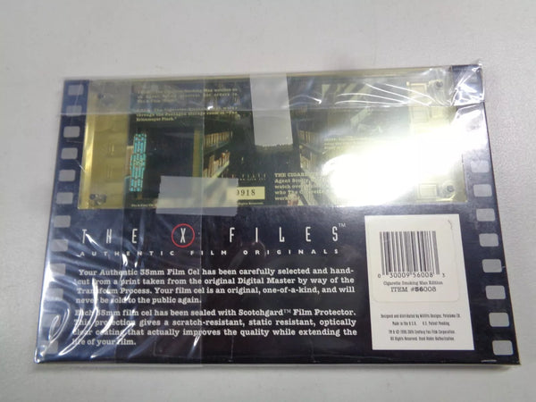 New 1996 X-FILES Cigarette Smoking Man 35mm Collector Film Cel Limited Edition NEW - Shuga Records