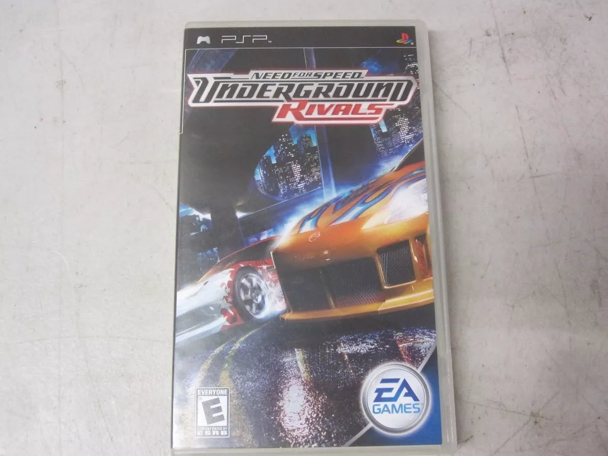 VG+ Used Sony PlayStation PSP Game - Need for Speed: Underground -- Rivals - 2005 - Shuga Records