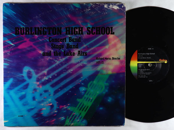 Burlington High School - Volume 2 1971-1972 - VG LP Record 1972 Century Private Press USA Vinyl - Jazz / Jazz-Funk - Shuga Records