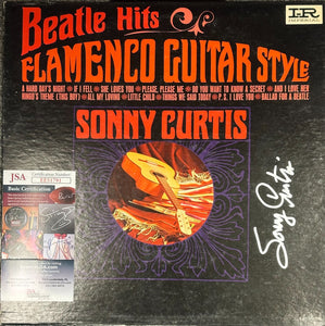 Signed Autographed - Sonny Curtis - Beatle Hits Flamenco Guitar Style - VG+ LP Record 1964 Imperial Mono Promo - Latin Pop / Flamenco - Shuga Records