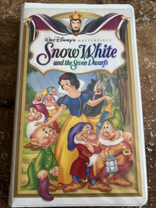 Snow White and The Seven Dwarves (1937) - VG+ VHS 1994 Walt Disney Tape - Shuga Records