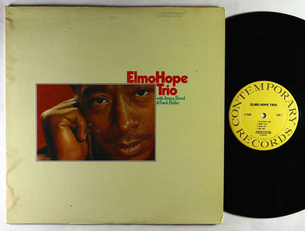 Elmo Hope Trio – With Jimmy Bond & Frank Butler (1959) - VG+ LP Record 1970 Contemporary USA Vinyl - Jazz / Hard Bop - Shuga Records