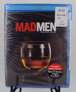 Mad Men: Season Three (2009) - New M Bluray 2009 Lionsgate Sealed DVD - Shuga Records