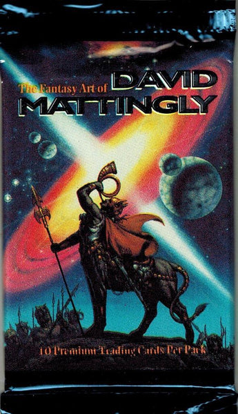 (1) One New Pack - 1995 FPG David B. Mattingly Fantasy Trading Card - 10 Cards Per Pack - Shuga Records