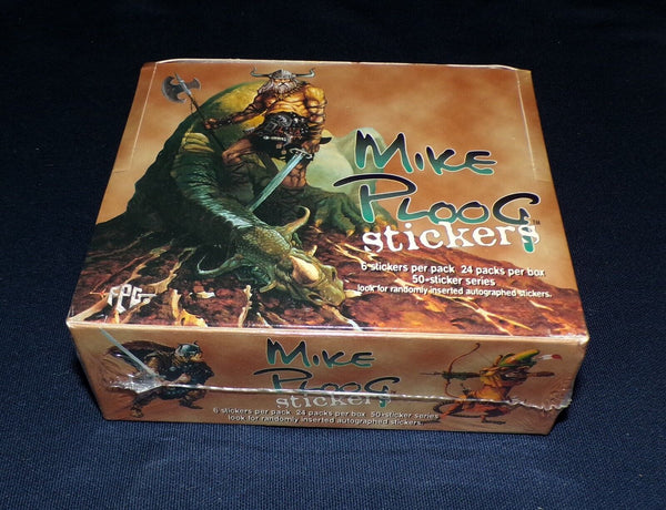 (1) New One Pack - 1996 Mike Ploog Fantasy Art Trading Card Sticker - 6 Sticker Cards Per Pack - Shuga Records