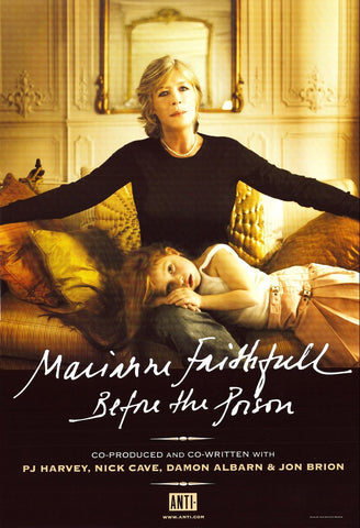 Marianne Faithfull - Before The Poison - 13" x 19" Vintage Promo Poster - P0087