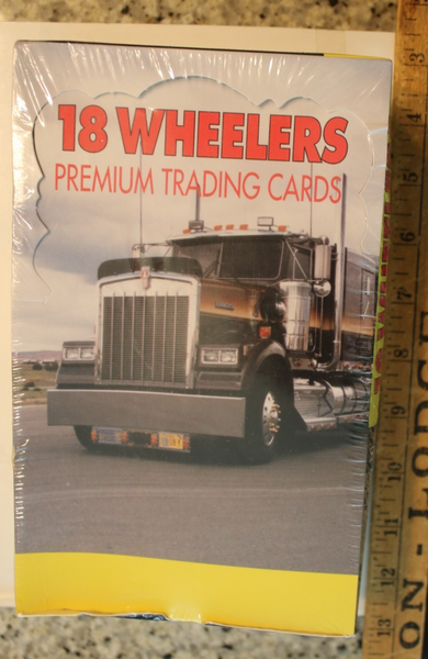 (1) One New Pack - 1994 Bon Air 18 Wheelers Premium Semi Truck Trading Card - 10 Cards
