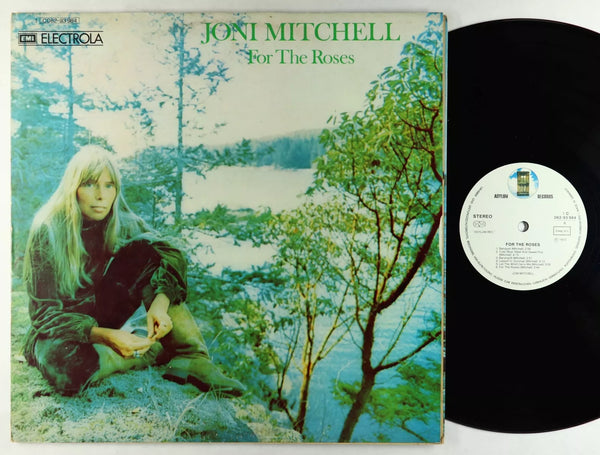 Joni Mitchell - For the Roses - VG+ LP Record 1972 Asylum Germany Vinyl - Soft Rock / Folk Rock - Shuga Records