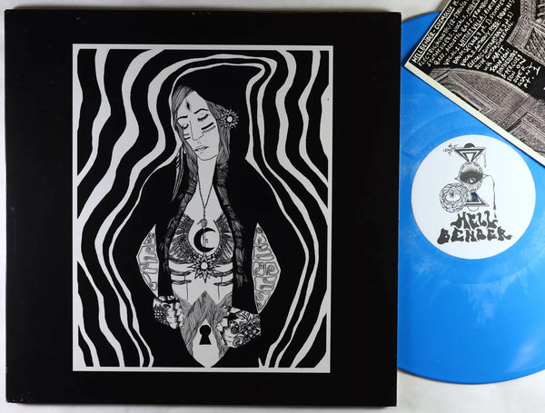 Hellbender - Cosmolux - Mint- LP record 2011 Otherness USA Blue/White Swirl Vinyl & Insert - Psychedelic Rock / Stoner Rock / Acid / Space / Doom Metal - Shuga Records