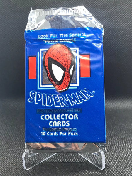 (1) One Pack - 1992 Marvel Comic Images Spider-Man THE MCFARLANE ERA Collector Trading Card - 10 Cards - Shuga Records